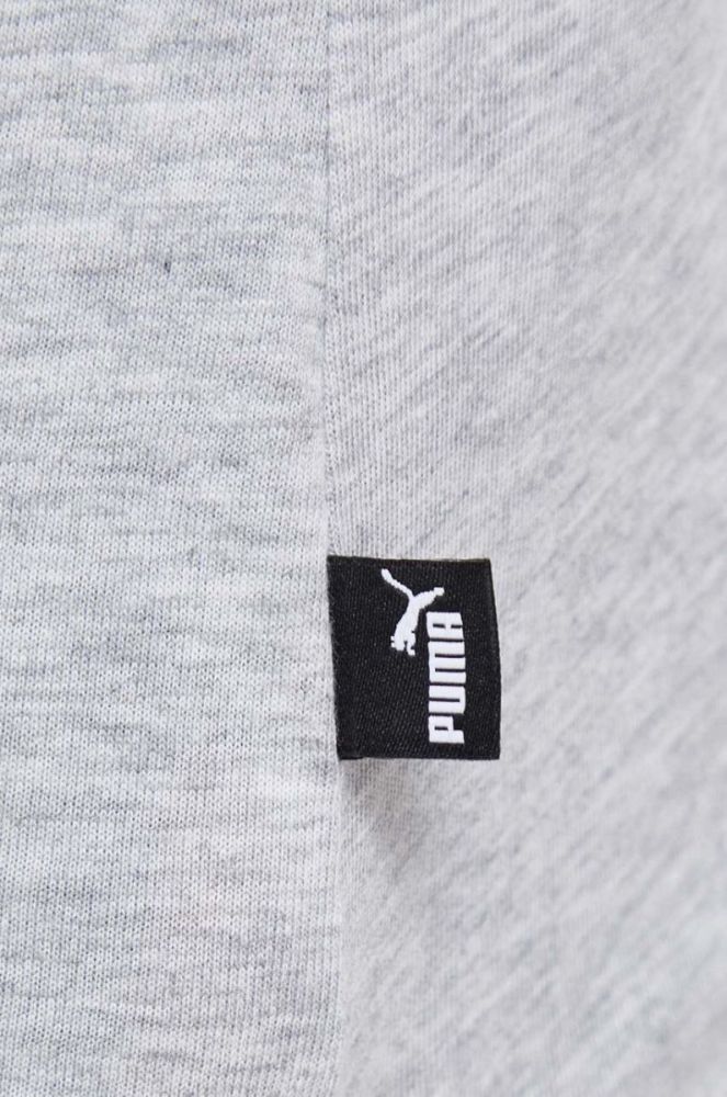 Бавовняна футболка Puma колір сірий фото 5