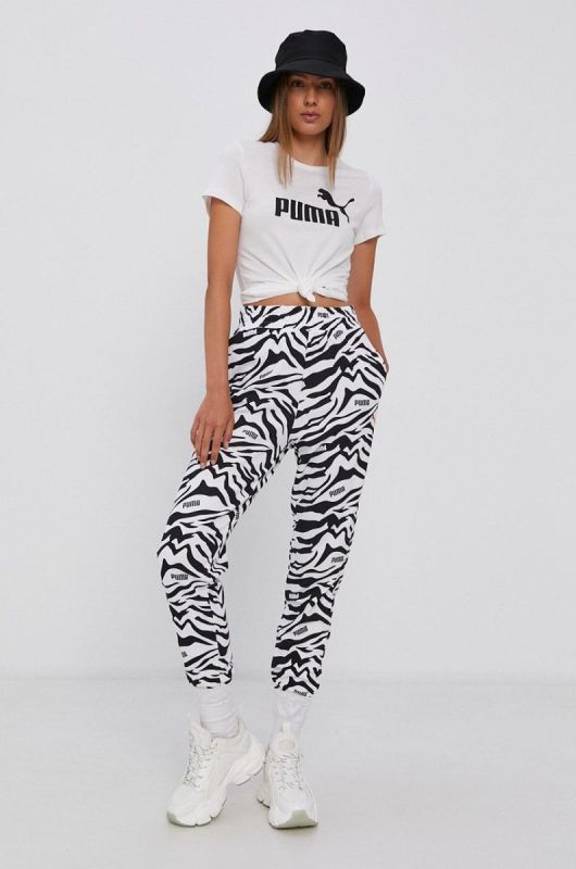 Бавовняна футболка Puma 586774 колір білий фото 2