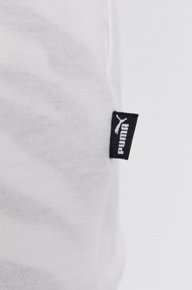 Бавовняна футболка Puma 586774 колір білий фото 6