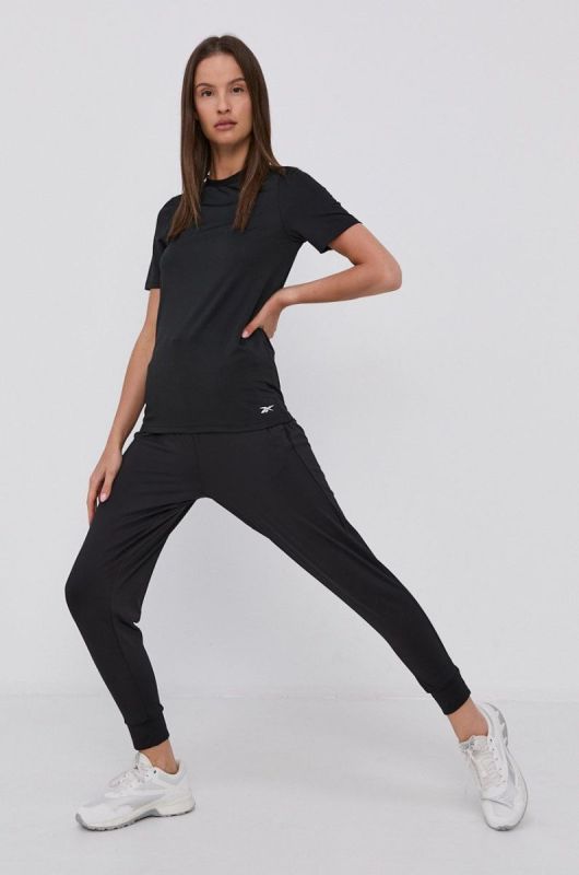 Футболка Reebok GR9526 жіноча колір чорний фото 2
