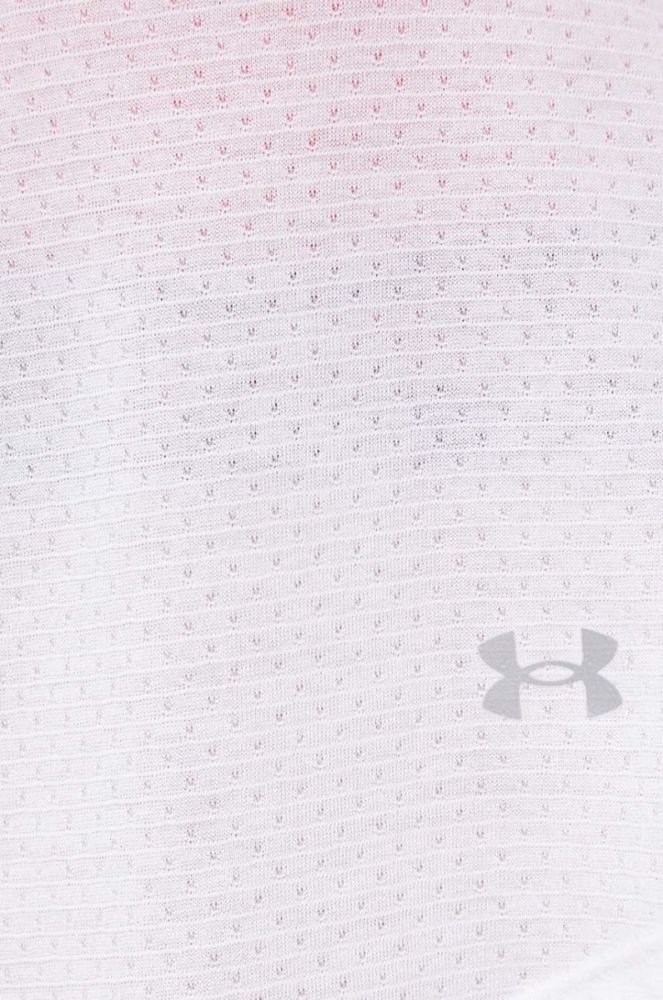 Топ Under Armour жіночий колір білий оголена спина фото 5