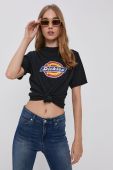 Футболка Dickies жіноча колір чорний DK0A4XCABLK-BLACK