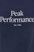 Бавовняна футболка Peak Performance колір синій (1737233)