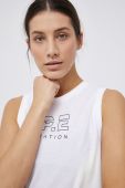 Бавовняний топ P.E Nation колір білий (1830086)