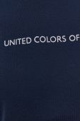 Бавовняна футболка United Colors of Benetton колір синій (1671181)