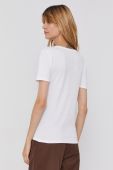 Бавовняна футболка United Colors of Benetton колір білий (1671190)