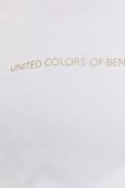 Бавовняна футболка United Colors of Benetton колір білий (1671190)