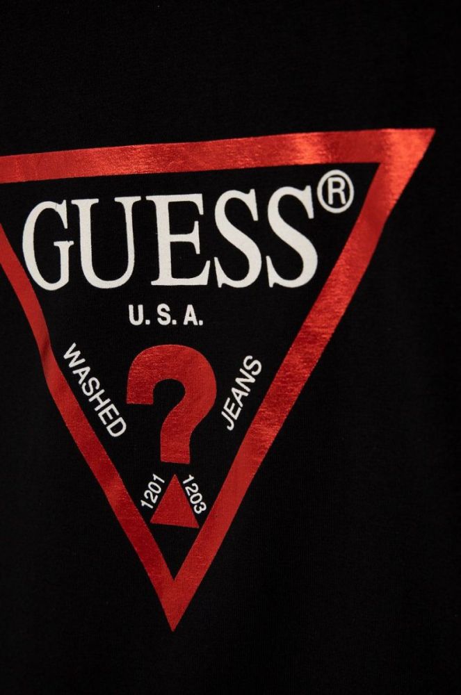 Дитяча футболка Guess колір чорний (1521717) фото 3