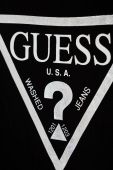 Дитяча бавовняна футболка Guess колір чорний (1536269)