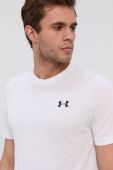 Футболка Under Armour 1361131 чоловіча колір білий з принтом