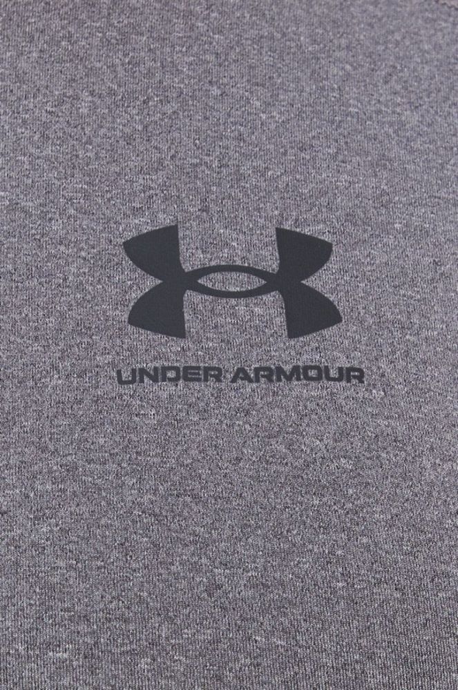 Футболка Under Armour 1361522 чоловіча колір сірий фото 5