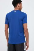 Тренувальна футболка Under Armour Rush Energy однотонна 1366138-001 колір блакитний (3101635)