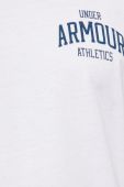 Футболка Under Armour 1366460 чоловіча колір білий гладкий