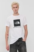 Бавовняна футболка The North Face колір білий однотонний (1732961)