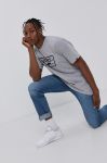 Футболка Vans чоловіча колір сірий з принтом VN000QN8ATJ1-HEATHER