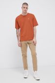 Бавовняна футболка Champion 216548 колір помаранчевий з аплікацією 216548-MS053