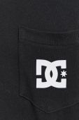 Бавовняна футболка Dc колір чорний з принтом