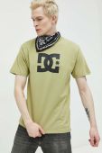 Бавовняна футболка DC колір зелений з принтом (3016475)