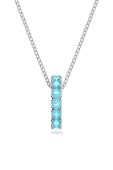 Ланцюжок Swarovski колір блакитний (2414107)