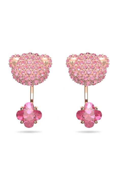 Сережки Swarovski колір рожевий (2353990)