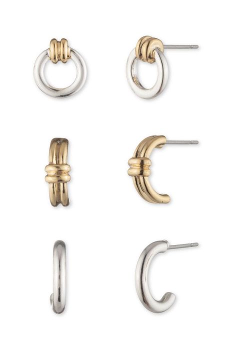 Сережки Lauren Ralph Lauren (3-pack) колір срібний