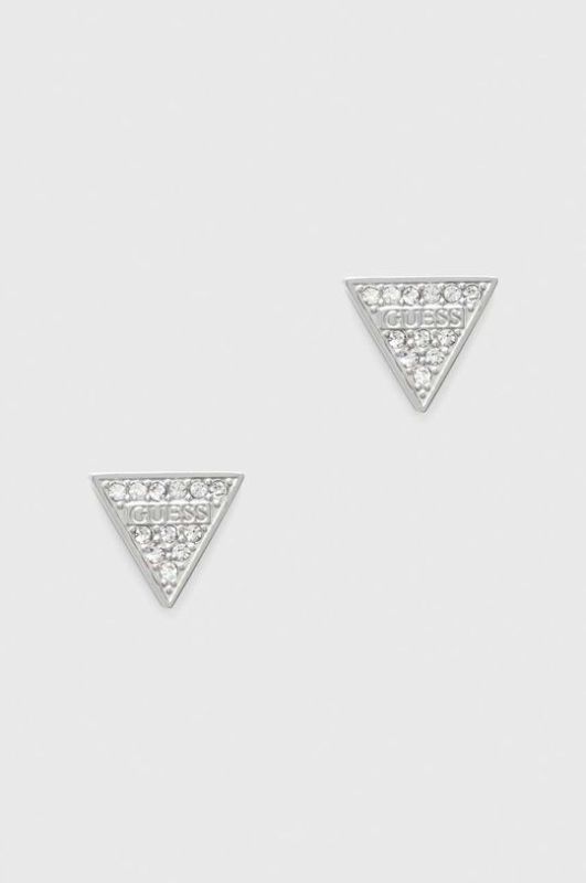 Сережки Guess колір срібний (2839617)