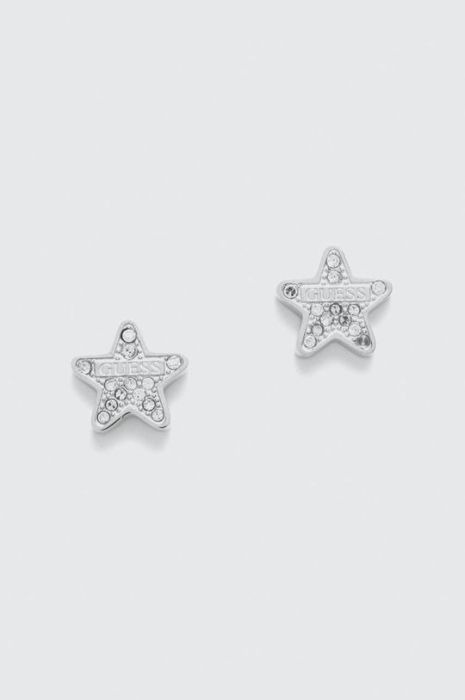 Сережки Guess колір срібний (2844497)