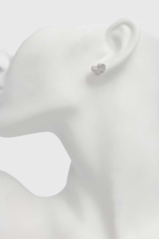 Сережки Guess колір срібний (3566519) фото 3
