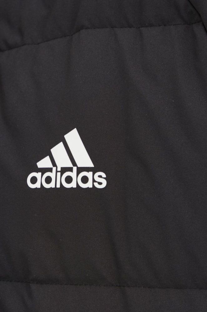 Пухова куртка adidas Performance жіноча колір чорний зимова (2566916) фото 5