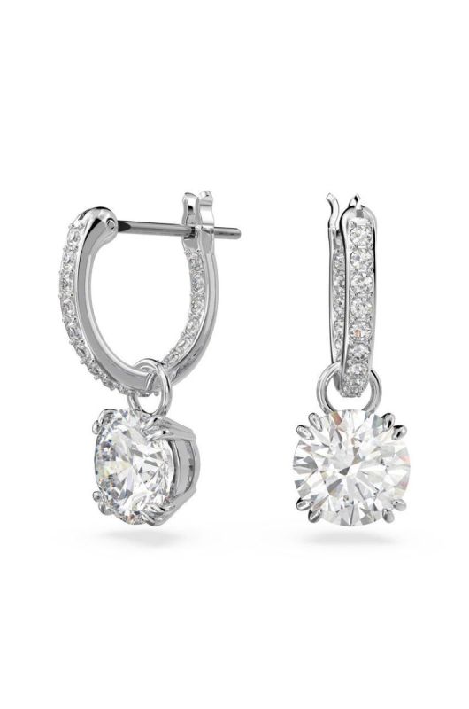 Сережки Swarovski колір срібний (2484245)