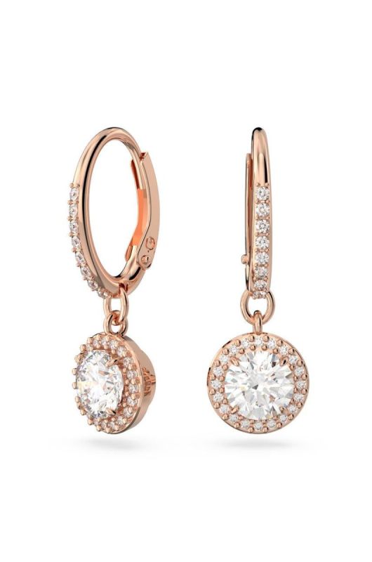 Сережки Swarovski колір золотий (2481154)