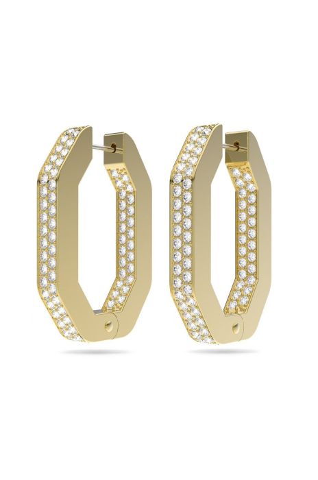 Сережки Swarovski колір золотий (2539803)