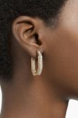 Сережки Swarovski колір золотий (2539803)