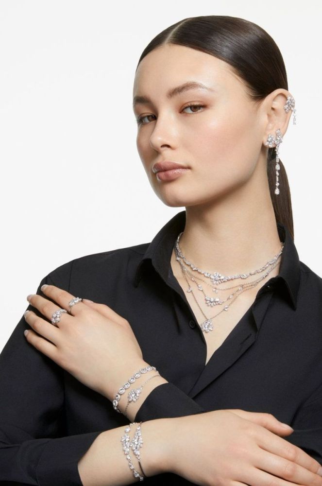 Браслет Swarovski жіночий колір срібний (2636990) фото 5