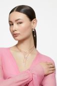 Кольє і сережки Swarovski колір срібний (2581088)
