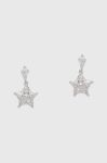 Сережки Swarovski колір срібний (2730092)