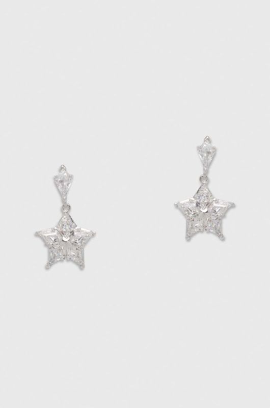 Сережки Swarovski колір срібний (2730092)