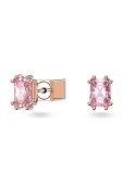 Сережки Swarovski колір рожевий (2757213)