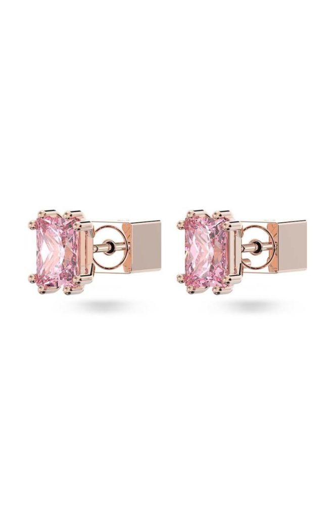 Сережки Swarovski колір рожевий (2757213) фото 3