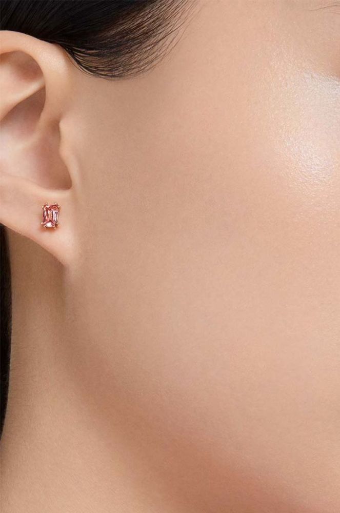Сережки Swarovski колір рожевий (2757213) фото 4