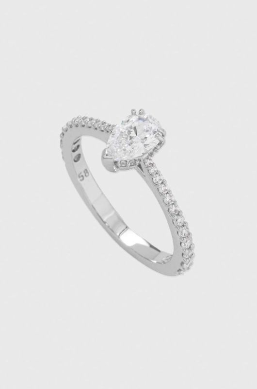 Перстень Swarovski колір срібний (2730145)