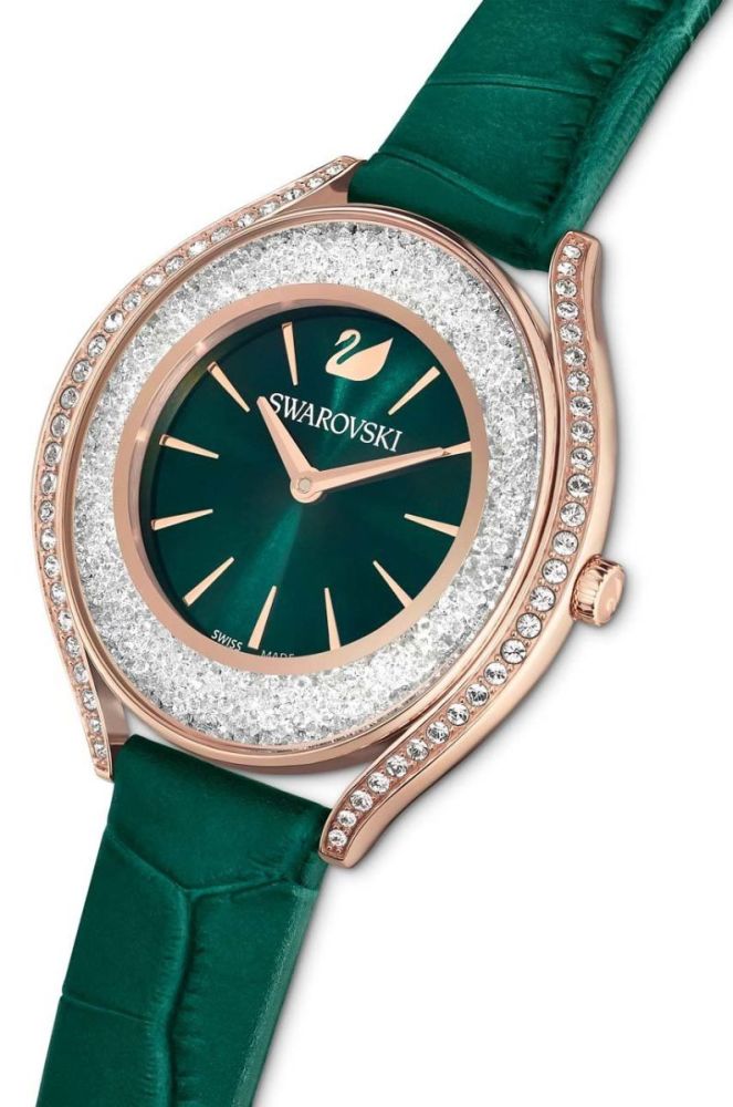 Годинник Swarovski жіночий колір зелений фото 3