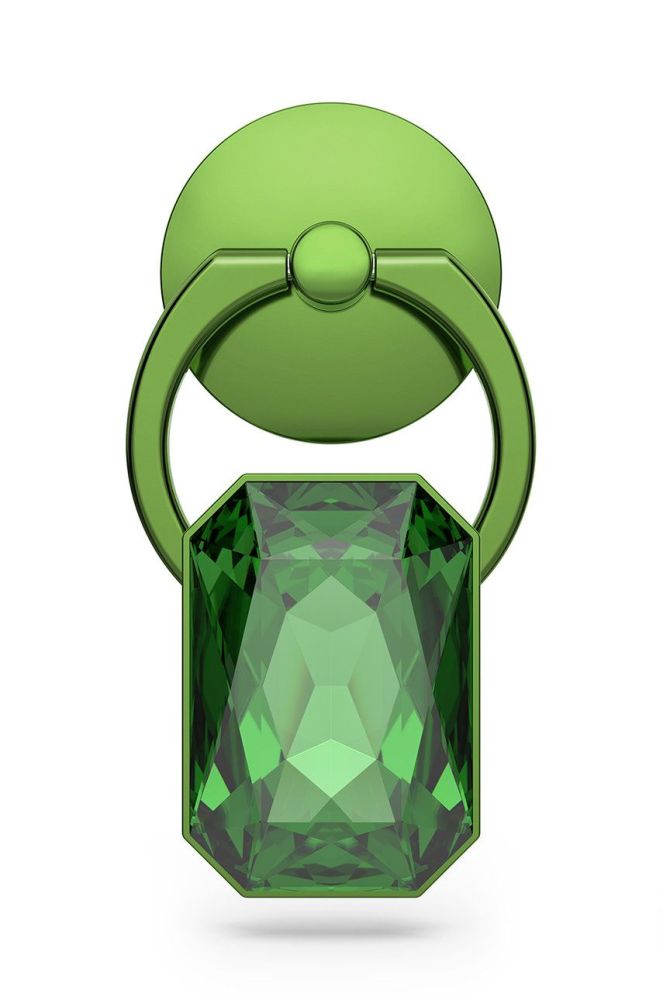 Тримач для телефону з кільцем для пальця Swarovski колір зелений (2828720)