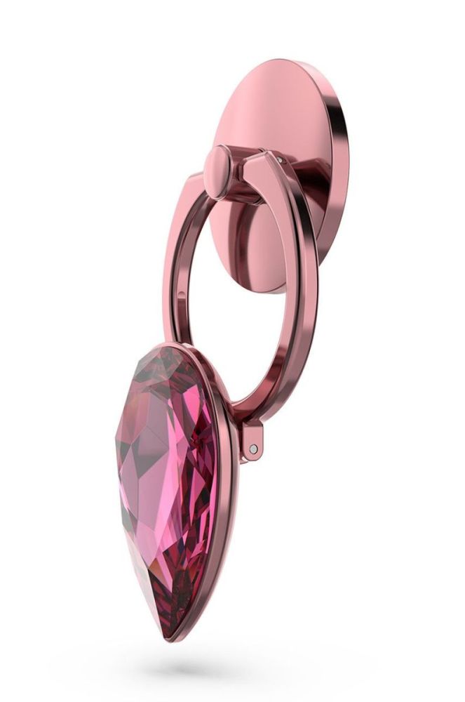 Тримач для телефону з кільцем для пальця Swarovski колір рожевий (2828702) фото 3