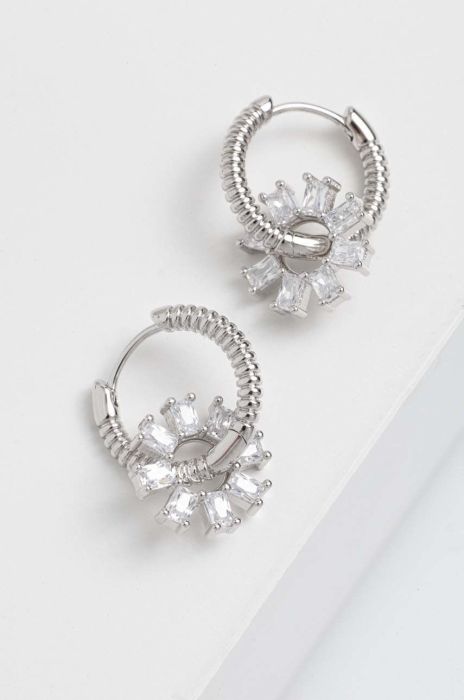 Сережки LUV AJ колір срібний (2788533)