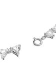 Ланцюжок Swarovski Ortyx колір срібний