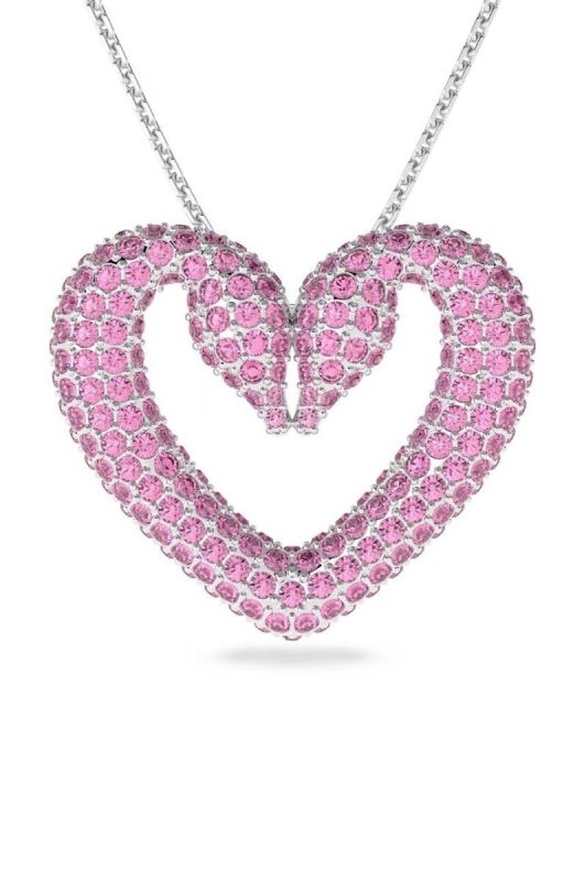 Ланцюжок Swarovski Una колір рожевий (2827498) фото 2
