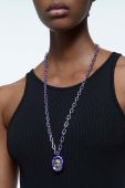 Ланцюжок Swarovski Dulcis колір фіолетовий