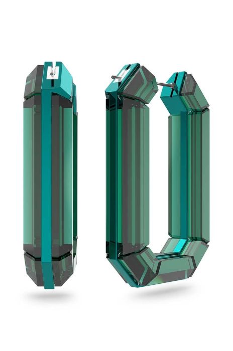 Сережки Swarovski Lucent колір зелений (2822599)