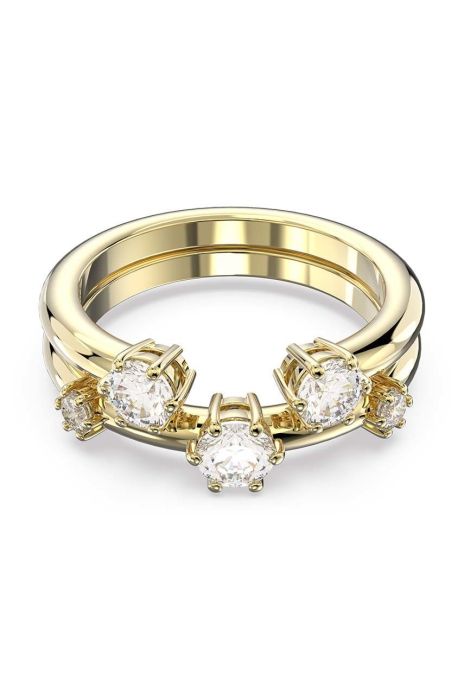 Перстень Swarovski Constella колір золотий (2818820)